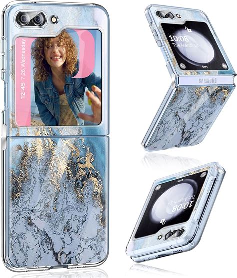 Coque Z Flip Coque Pour Samsung Z Flip G Transparente Cristal