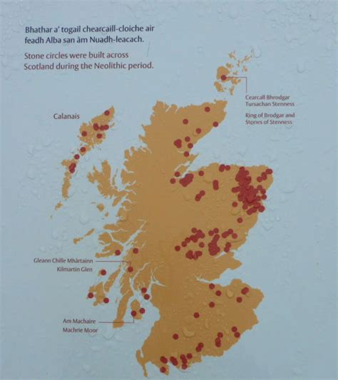 Standing Stones Scotland Map - Zip Code Map