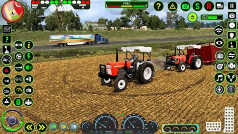 Real Heavy Lorry Tractor Simulator Plow Farming Town Tractor Tug Of War