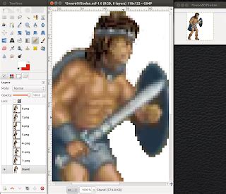 Linuxevia Tutorial Gimp Sprite Pixel Art