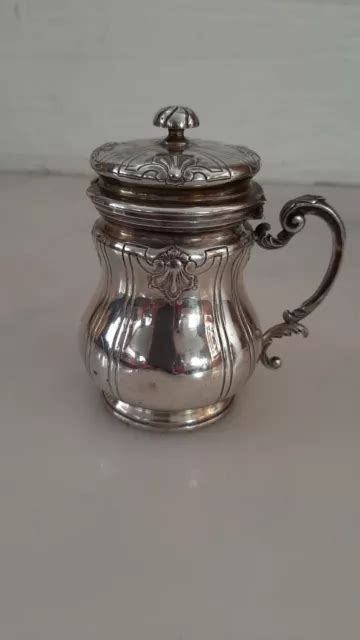 ANCIEN MOUTARDIER EN argent poinçon Minerve 126 grammes EUR 60 00