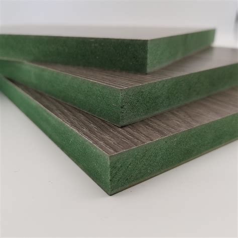 Stock Size Waterproof Melamine Faced Plain Mdf Hdf Boards For Bathroom