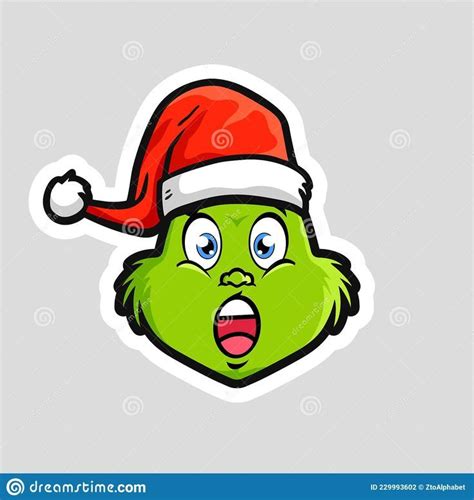 Expressive Grinch Emoji