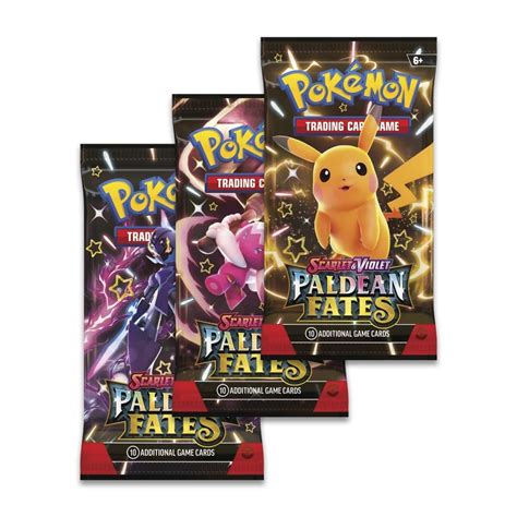 Pokémon TCG Scarlet Violet Paldean Fates Tech Sticker Collection