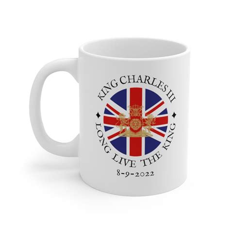 King Charles Iii Mugs Long Live The King Mug Memorabilia Etsy