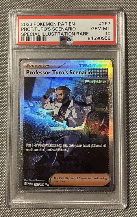 Pokémon TCG Professor Turos Scenario Paradox Rift 257 182 Holo Special