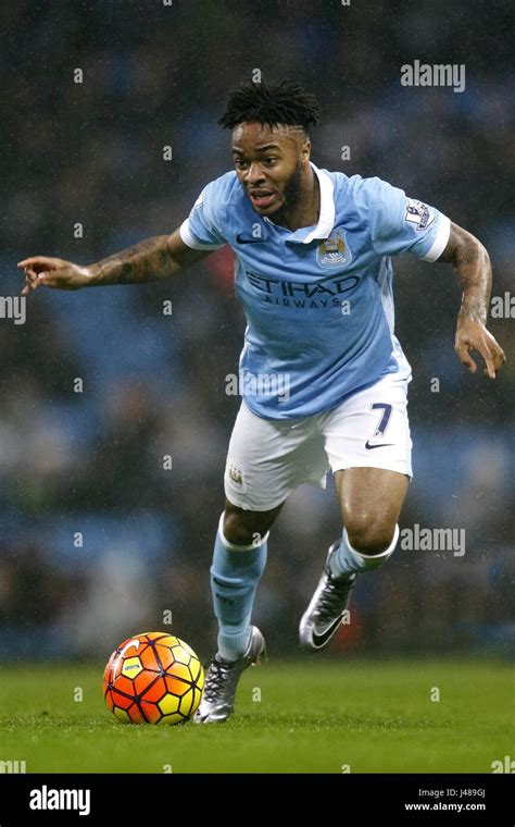 Raheem Sterling Manchester City Fc Manchester City Fc Etihad Stadium