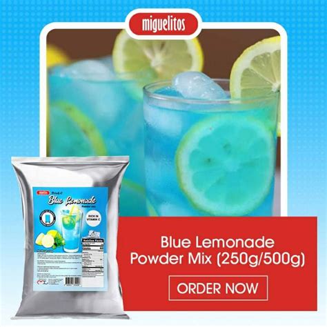 Blue Lemonade Juice Drink Mix 250 Grams 500 Grams Ubicaciondepersonascdmxgobmx