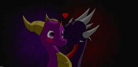 Un Beso By Lagartuzmems1998 On Deviantart Spyro And Cynder Spyro The