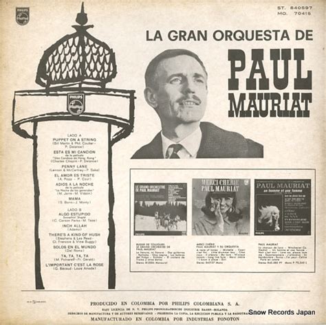 Le Grand Orchestra De Paul Mauriat Py