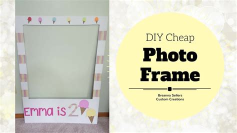 Photo Booth Frame Prop Diy Youtube