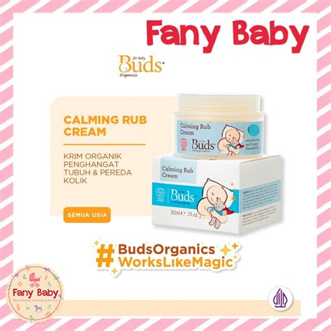 Jual BUDS CALMING RUB CREAM 30ML TUBE 50ML BEST SELLER CALMING CREAM