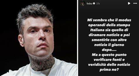 Fedez Furioso La Stampa Italiana D Notizie E Poi Le Smentisce