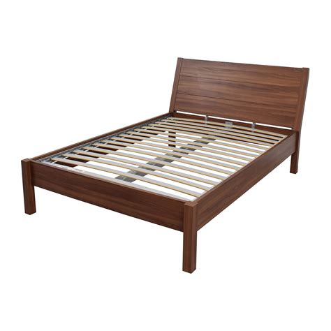 84 Off Ikea Ikea Queen Wooden Platform Bed Frame Beds