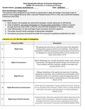 Nursing Process Worksheet N101L WCU Studocu