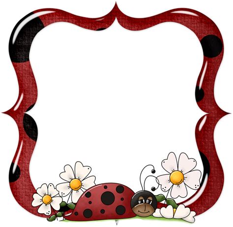 Free Printable Ladybug Border