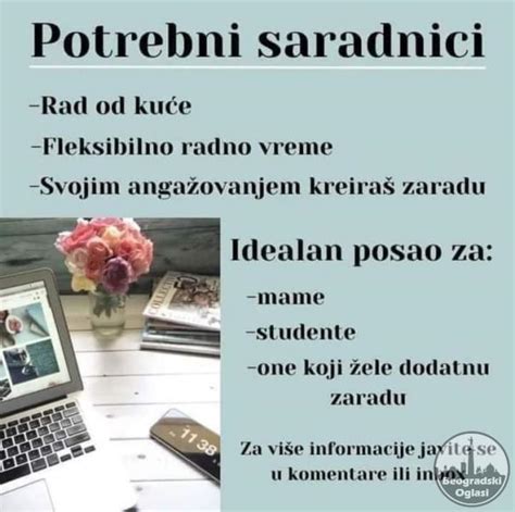 POTREBNI SARADNICI Posao Kod Kuce Beogradski Oglasi