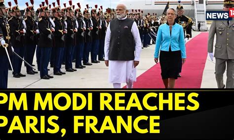 Pm Modi France Visit Prime Minister Lands In Paris For Power Packed