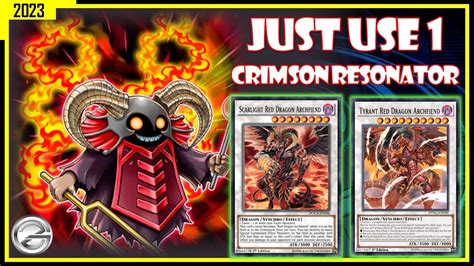 Yugioh Duel Links Resonator Deck Just Use 1 Crimson Resonator