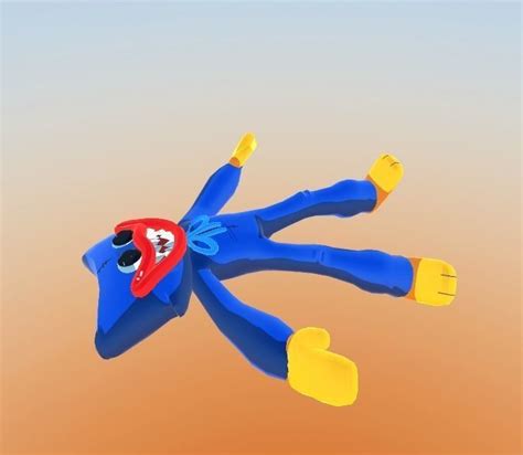 Huggy Wuggy Poppy Playtime Game Ready Free Vr Ar Low Poly 3d Model Animated Rigged Cgtrader