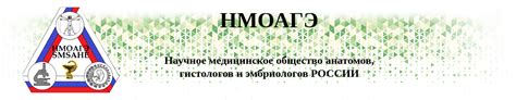 НМОАГЭ – Научное медицинское общество анатомов, гистологов и ...