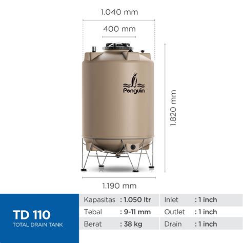 Jual Penguin Td Liter Toren Tandon Tangki Air Total Drain Tank