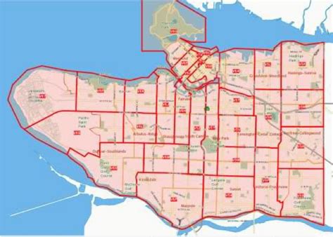 Vancouver Canada Zip Code Map Secretmuseum