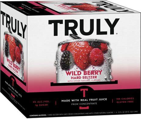 Truly Hard Seltzer Wild Berry Wines Spirits Beers