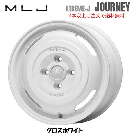 MLJ XTREME J JOURNEY mlj エクストリーム j ジャーニー 軽自動車 4 5J 14 43 4H100 グロスホワイト