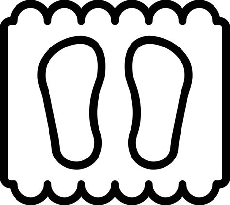 Vector Design Door Mat Icon Style 22230616 Vector Art At Vecteezy