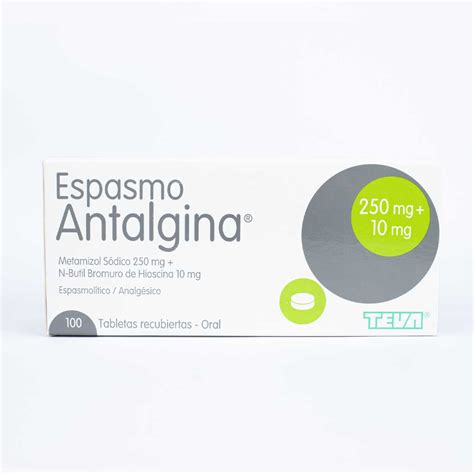 Espasmo Antalgina Tab Blisterx Nefrofarma