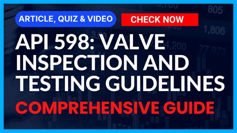 API 598 Valve Inspection And Testing Guidelines II Comprehensive Guide