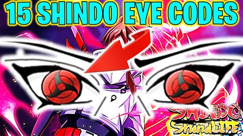 15 EPIC SHINDO LIFE ITACHI CUSTOM EYE CODES YouTube