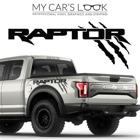 Ford Raptor Svt F150 Bedside Vinyl Graphics Decals 2017 2018 Ford Raptor Svt Ford Raptor