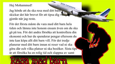 Tips Till En Kompis Som Reser Med Barn