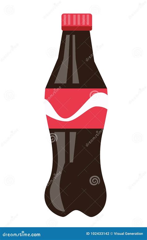 Bottle Of Brown Soda Vector Cartoon Illustration Editorial Photography