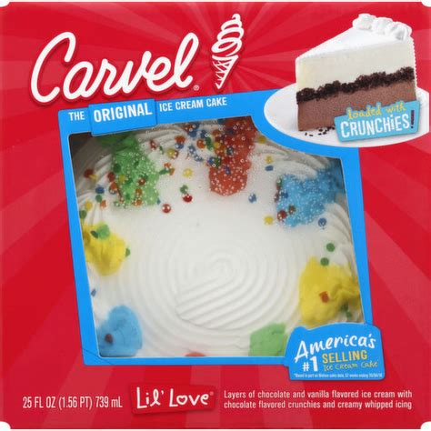 Carvel Ice Cream Cake Lil Love King Kullen