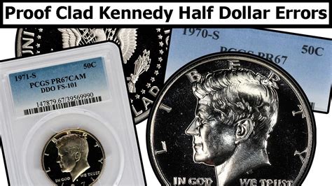 Proof Clad Kennedy Half Dollar Errors Varieties Complete Guide