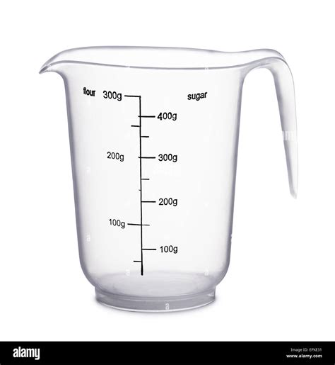 Empty Beaker On A White Background Stock Photo Alamy