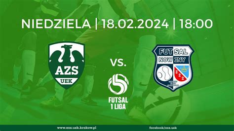 1 Liga PLF AZS UEK Kraków GKS FUTSAL Nowiny YouTube