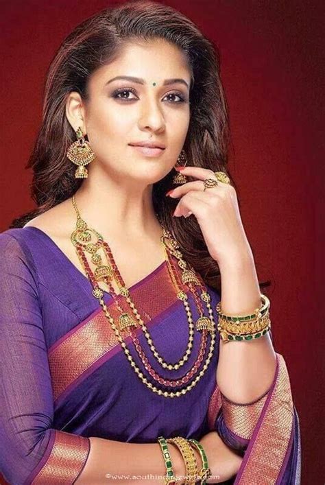 Nayanthara Wearing Gold Antique Jewellery Collections From GRT