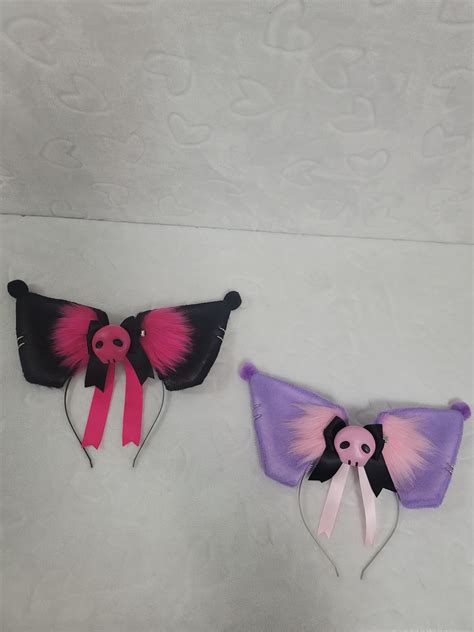 Kuromi Ft Saturbears Sanrio Ears Kuromi Sanrio Ears Etsy