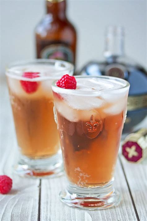 Chambord & Ginger Beer Cocktail