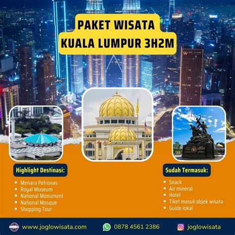 Paket Wisata Kuala Lumpur Hari Malam Joglo Wisata