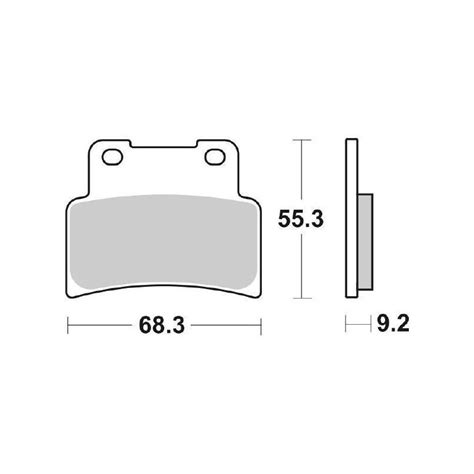 SET PASTIGLIE FRENO ANTERIORI SINTERIZZATE SBS 844 HS APRILIA DORSODURO