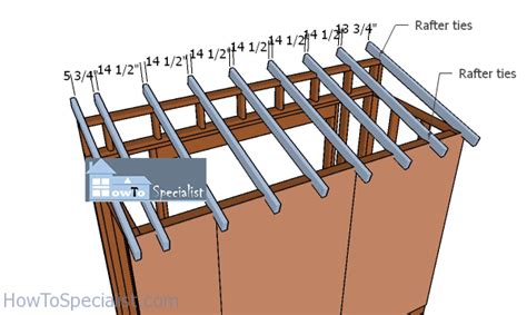 Fitting The Lean To Rafters Howtospecialist How To Build Step By