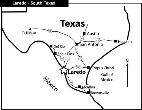 Laredo Texas Map