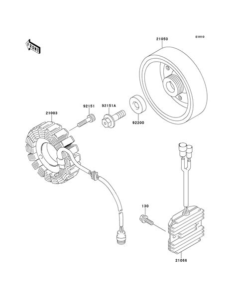 Generateur Pour Ninja Zx R Zx J P Argent Esprit Kawasaki