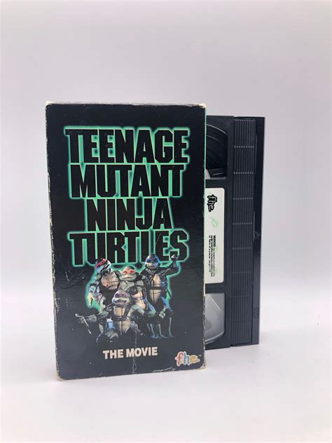 Tmnt The Movie Vhs Teenage Mutant Ninja Turtles Etsy