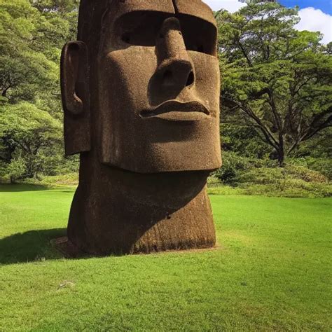 Moai Statue Giving A Ted Talk Stable Diffusion Openart